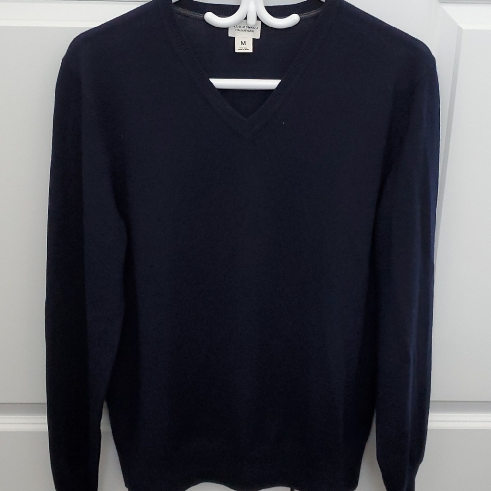 Merino wool, v-neck sweater